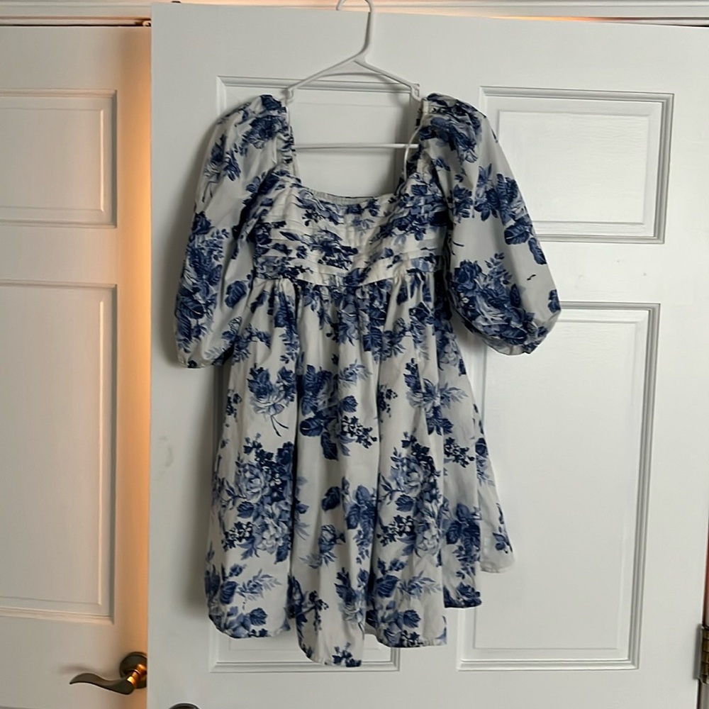Abercrombie & Fitch Blue Floral Dress